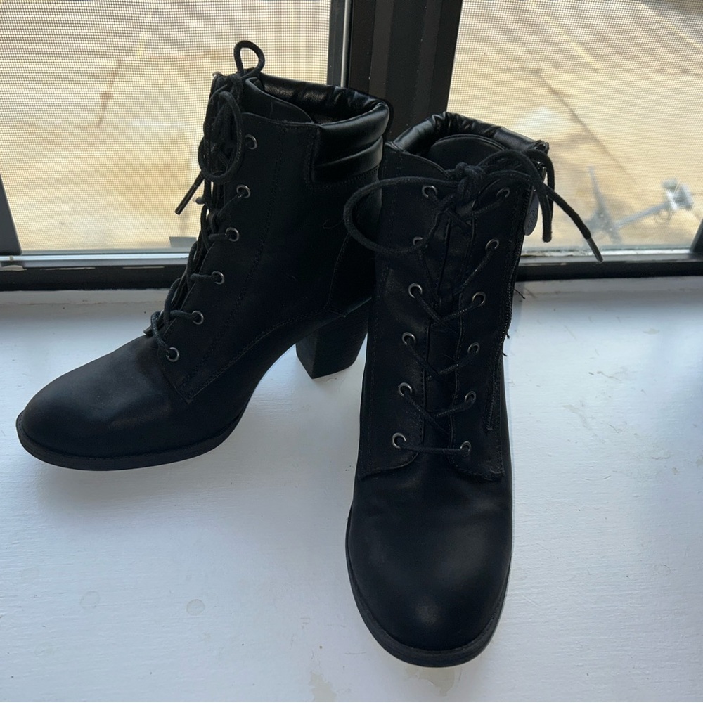 Booties with heel